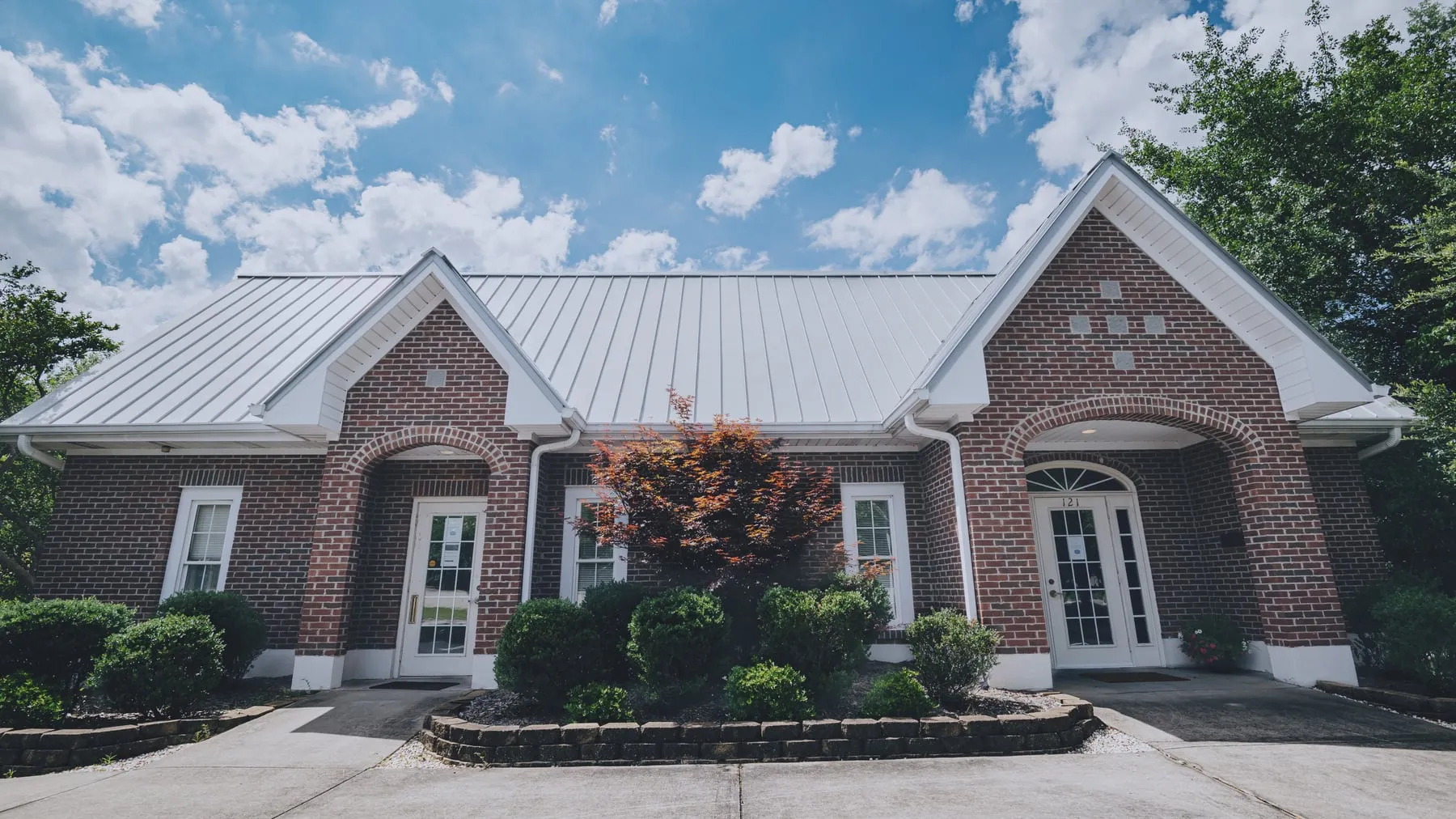 The entrance to Indigo Dentistry at 121 Alpine Circle in Columbia, South Carolina